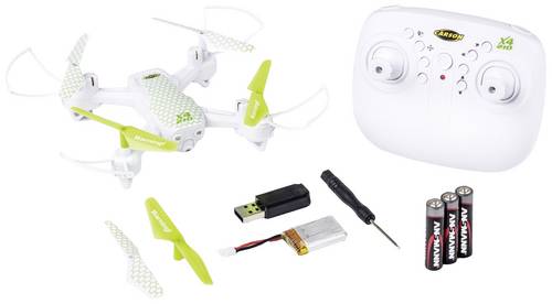 Carson Modellsport X4 Quadcopter 210 2.4G 100% RTF Quadrocopter RtF Weiß von Carson Modellsport