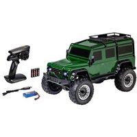 Carson RC Sport Land Rover Defender Grün Brushless 1:8 RC Modellauto Elektro Geländewagen Allradan von Carson RC Sport