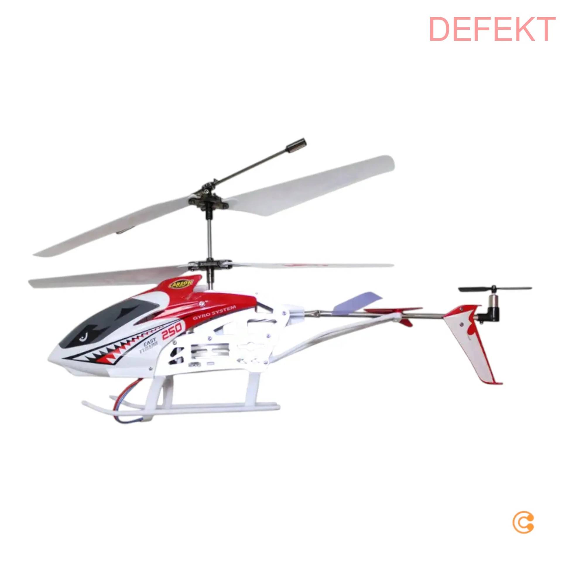 B-Ware Carson Rc Sport Easy Tyran 250 Rc Einsteiger Hubschrauber Rt F Defektware von Carson RC Sport