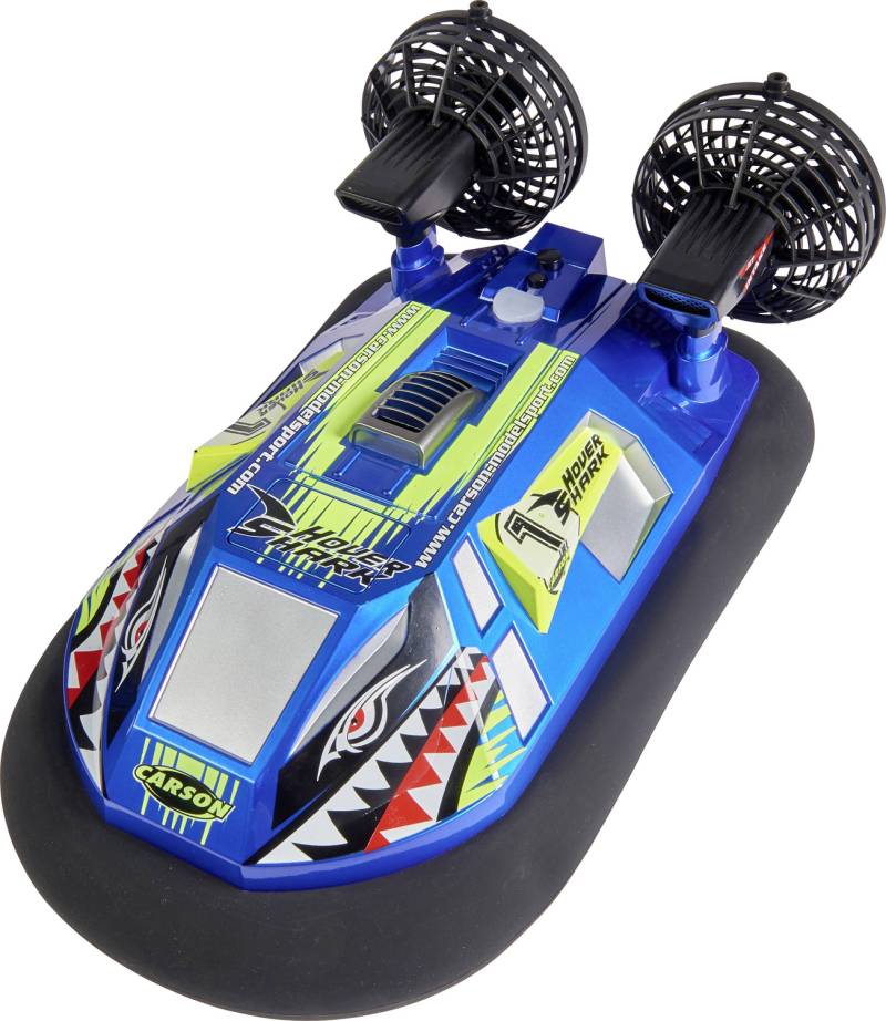 Carson Modellsport Hovershark Rc Luftkissenboot Modellboot 340 Mm Defektware D-Ware von Carson