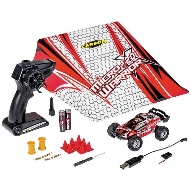 Carson Rc Sport 404225 Micro X Warrior 2.0 1:32 Rc Einsteiger Modellauto Buggy B-Ware von Carson