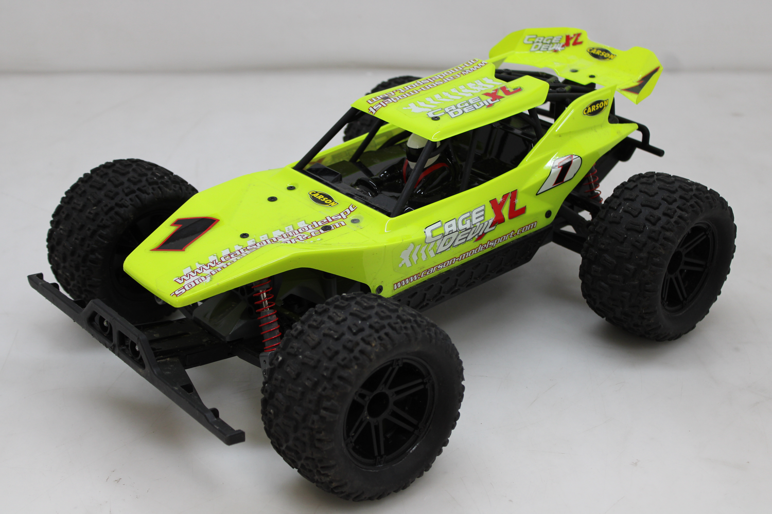 Carson Rc Sport Cage Devil Xl Gelb Brushed 1:10 Rc Modellauto Defektware D-Ware Carson Rc Sport Cage Devil Xl Gelb Brushed 1:10 Rc Modellauto Defektware D-Ware von Carson