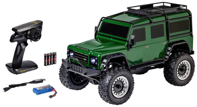 Carson Rc Sport Land Rover Defender Grün 1:8 Rc Modellauto Siehe Text/Foto B-Ware von Carson