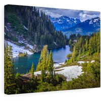 Glacier National Park Fotografie Druck, Wohndekoration, Wohnzimmer Einrichtung, Leinwand Wandkunst, Fotos Und Paitings, Geschenk Zur von CarsonZyliczPhoto