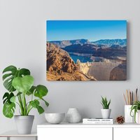 Hoover Dam Leinwand/Poster Print, Colorado River von CarsonZyliczPhoto