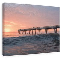 Jacksonville Beach Art Print, Fotografie, Wohndekoration, Wohnzimmer Einrichtung, Leinwand Wandkunst, Fotos Und Paitings, Geschenk Zur von CarsonZyliczPhoto