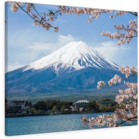 Mount Fuji Leinwand/Poster Druck, Insel Honshu, Wohneinrichtung, Landschaft Wandkunst, Wohnzimmer, Geschenk von CarsonZyliczPhoto