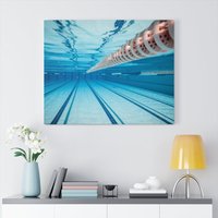 Schwimmbad Leinwand/Poster Print, Wanddeko von CarsonZyliczPhoto