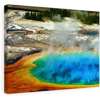 Yellowstone National Park Fotografie Druck, Home Decor, Wohnzimmer Einrichtung, Leinwand Wandkunst, Fotos Und Paitings, Geschenk Zur von CarsonZyliczPhoto