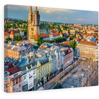 Zagreb Kroatien Fotografie Druck, Home Decor, Stadtfotografie, Europa Städte, Geschenk von CarsonZyliczPhoto