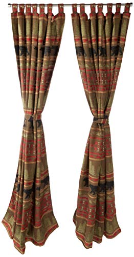CARSTENS, INC. Carstens, Gewebtes Chenille Set Bear Country Vorhänge, rot, One Size CARSTENS, INC. Carstens, Gewebtes Chenille Set Bear Country Vorhänge, rot, One Size von Carstens, Inc.