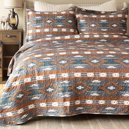 CARSTENS, INC. Western Aztec Country Bettwäsche-Set, Southwestern 3-teiliges Mikrofaser-Kuh-Druck, Wrangler Checotah, Full/Queen CARSTENS, INC. Western Aztec Country Bettwäsche-Set, Southwestern 3-teiliges Mikrofaser-Kuh-Druck, Wrangler Checotah, Full/Queen von Carstens, Inc.
