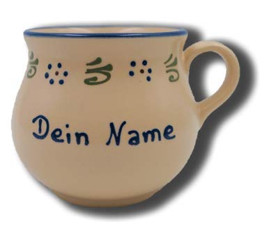 Carstens Keramik® Mollytasse extra große Tasse mit Namen Ammerland, Landhaus, Handmade in Deutschland von Carstens Keramik