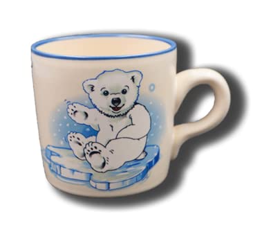 Carstens Keramik® Namenstasse Eisbär - Tasse mit Namen Eisbär - Handgefertigt in Deutschland von Carstens Keramik