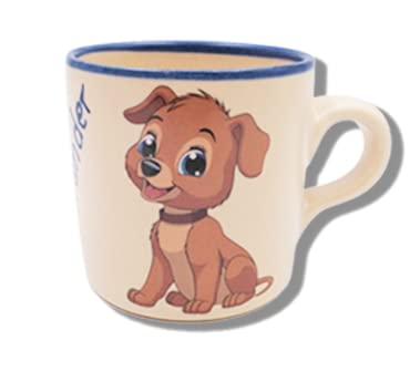Carstens Keramik® Namenstasse Hund, Tasse mit Namen Hund - Handgefertigt in Deutschland von Carstens Keramik