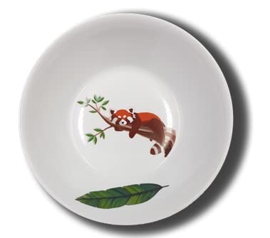 Carstens Keramik® Schale mit Namen Roter Panda Müslischale Schüssel aus Porzellan von Carstens Keramik