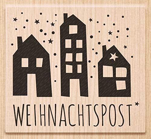 cArt-Us Stempel Weihnachtspost, MDF, 1 von cArt-Us