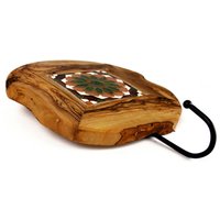 Haken Für Küche Bad Eingangsbereich Aus Olivenholz Und Reliefließe Nach Cuerda Seca Technik Auffänger Dekorative Rustikal von Cartava