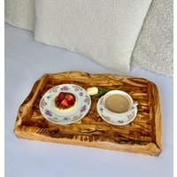 Tablett Aus Olivenholz Serviertablett Olivenholztablett Zum Servieren Frühstück Tablett Aus Olivenholz Serviertablett Olivenholztablett Zum Servieren Frühstück von Cartava