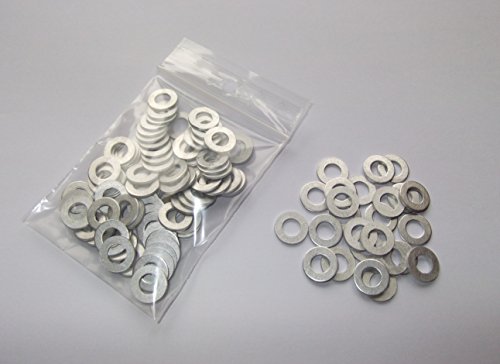 100 Stück Aluminiumringe Dichtringe Dichtung Alu 6x12x1,0 mm DIN 7603 Form A von Cartec