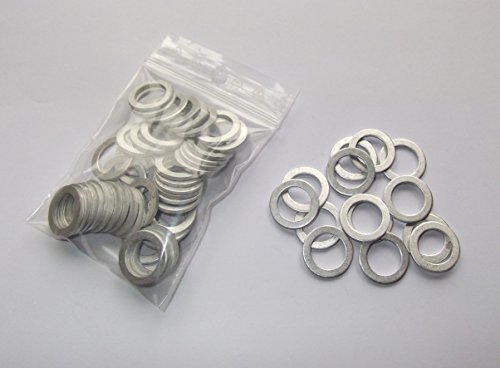 100 STÜCK Aluminiumringe Alu Dichtringe Dichtung AL 12x21x1,5mm DIN 7603 Form A von Cartec