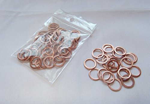 100 Stück Kupferringe/Dichtringe/Dichtung Kupfer 10x14x1,0 mm Din 7603 Form A 100 Stück Kupferringe/Dichtringe/Dichtung Kupfer 10x14x1,0 mm Din 7603 Form A von Cartec