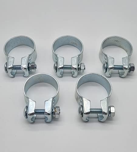 5 STÜCK Breitbandschellen Auspuffschellen Montageschellen Klemmschelle Rohrverbinder Ø 56 mm von Cartec