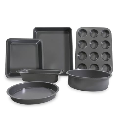 Carter & Clay Silbernes Antihaft-Backset, 6-teilig Carter & Clay Silbernes Antihaft-Backset, 6-teilig von Carter & Clay