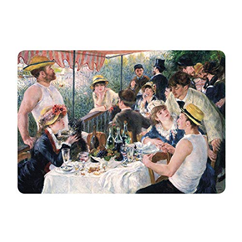 Cartexpo Platzsets, Auguste Renoir, Le Luner des Canotiers 1881-42 x 29 cm, 4 Stück von Cartexpo