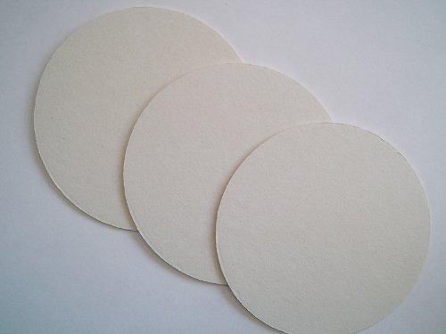 Bierdeckel Rohlinge aus Original Bierfilz rund 10 cm (100er Set) von Cartingo
