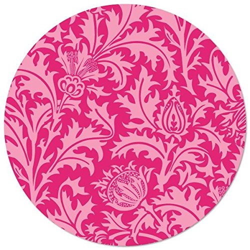 Bierdeckel-Set"Pink mit Blumenmuster", rund 10,7 cm (20er Set) von Cartingo