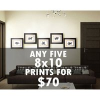 5 Drucke Für 70 Usd - Wählen Sie Fünf 8 "x 10" Mehrfachbestellung Rabatt Weihnachts Geschenkidee Home Dekor Landkarte Kunst von CartoCreative