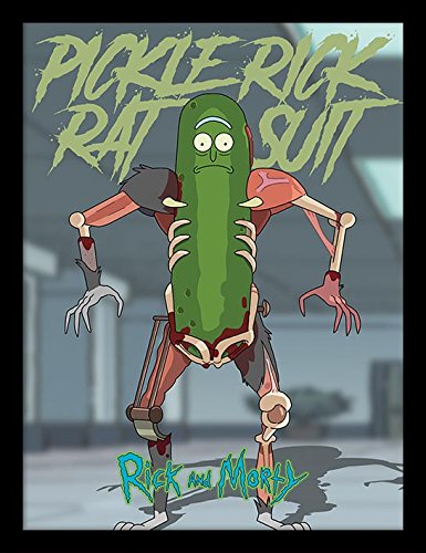 Cartoon Network and Morty Pickle Rick Memorabilia, Mehrfarbig, 30 x 40cm von Cartoon Network