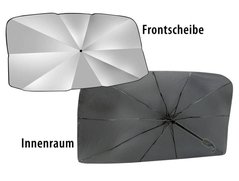 Cartrend Autosonnenschutz Cartrend Sonnenschirm für Frontscheibe 135 x 120 von Cartrend