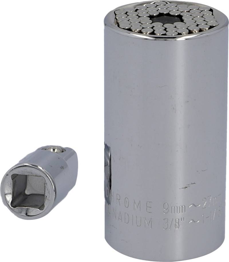 Cartrend Universal Stecknuss 9-27 mm mit Adapter von Cartrend