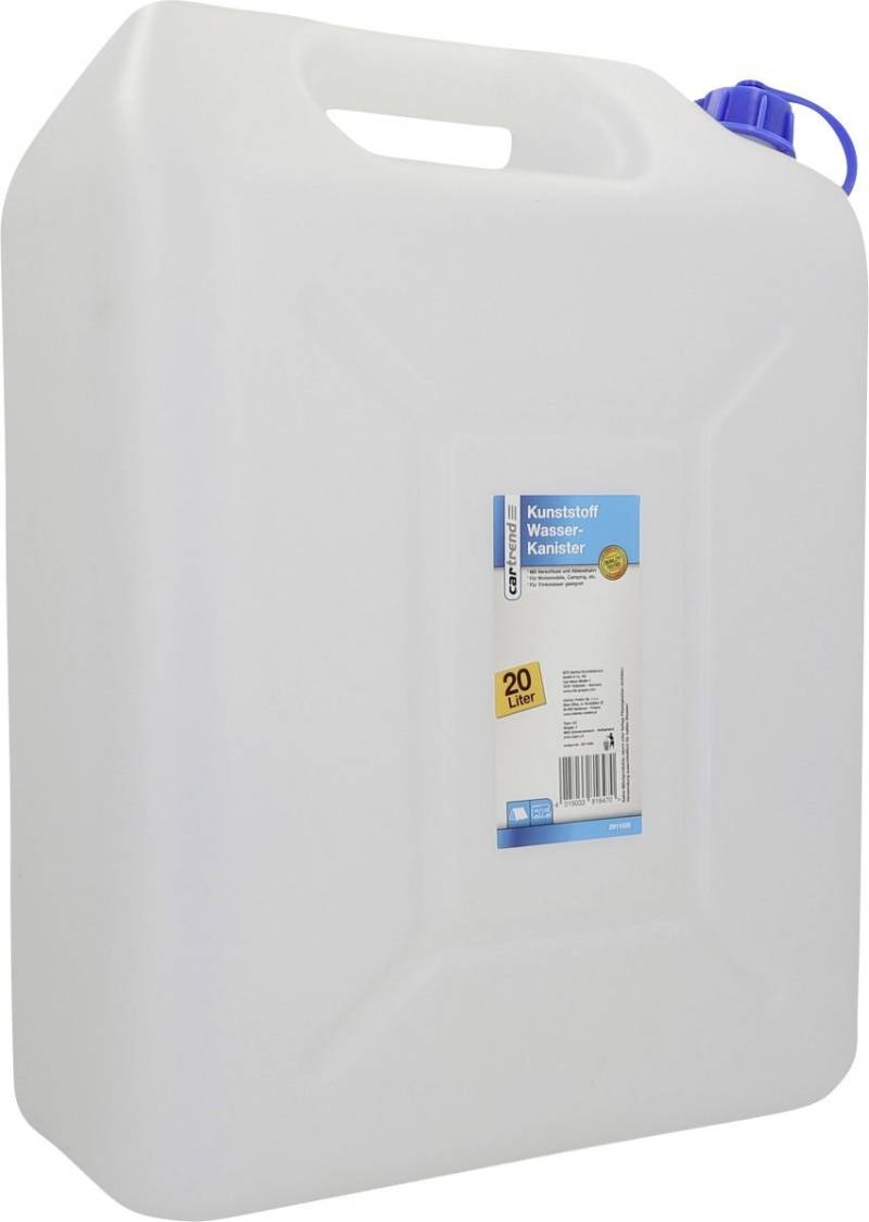 Cartrend Wasserkanister 20 Liter Volumen Kunststoff weiß von Cartrend