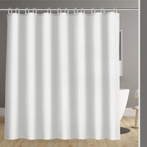 Carttiya Duschvorhang 240x200cm, Textil Bad Vorhang aus Polyester, Anti-Schimmel, Wasserdichter, Badevorhänge Waschbar Stoff Badezimmer Shower Curtains mit 16 Duschvorhängring und Beschwerter Saum Carttiya Duschvorhang 240x200cm, Textil Bad Vorhang aus Polyester, Anti-Schimmel, Wasserdichter, Badevorhänge Waschbar Stoff Badezimmer Shower Curtains mit 16 Duschvorhängring und Beschwerter Saum von Carttiya