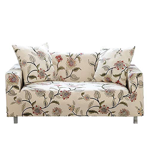 Carvapet Sofabezug für 3-Sitzer, dehnbar, Sofaschutz, mit 2 Kissenbezügen von Carvapet