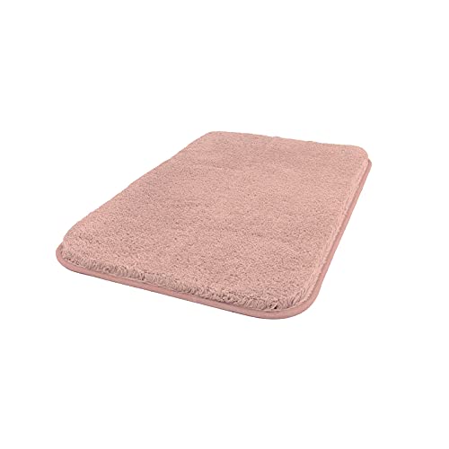 Carvapet rutschfest Badematte Badezimmerteppich Wasserabsorbierend Badvorleger für Badezimmer Bodenmatte Weiche Plüsch Mikrofaser Badteppich Duschvorleger (Erröten, 40x60cm) von Carvapet