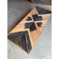 Rustikaler Bauernhaus Schreibtisch - Emolina Altholz Tisch von CarvedCoast