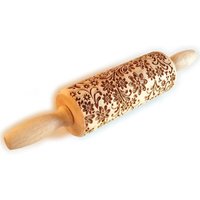 Delicate Blumenmuster, Gravierte Nudelholz, Prägung Dekorative Walze, Plätzchen Dekorieren Kleine Nudelholz von CarvingRollingPin