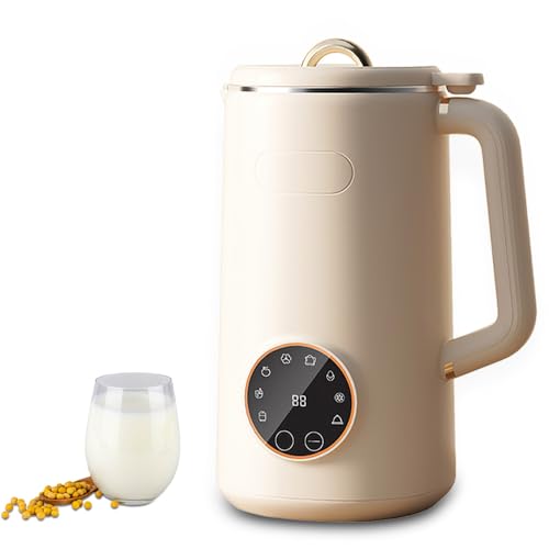 Pflanzliche Milchmaschine, 1000 ml – Maschine für hausgemachte Pflanzenmilch, ohne Laktose | 600 W leiser Betrieb, 12 Stunden Timer, 8 Funktionen | für hausgemachte pflanzliche Getränke, Hafer, Soja Pflanzliche Milchmaschine, 1000 ml – Maschine für hausgemachte Pflanzenmilch, ohne Laktose | 600 W leiser Betrieb, 12 Stunden Timer, 8 Funktionen | für hausgemachte pflanzliche Getränke, Hafer, Soja von Carziyer