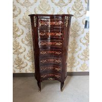 Hohe Geschwungene Kommode Im Barockstil/Baroque Style Tall Curved Sideboard von CasAminMobel