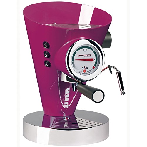 Casa Bugatti 15-DIVACL Kaffeevollautomat Diva, violett von BUGATTI