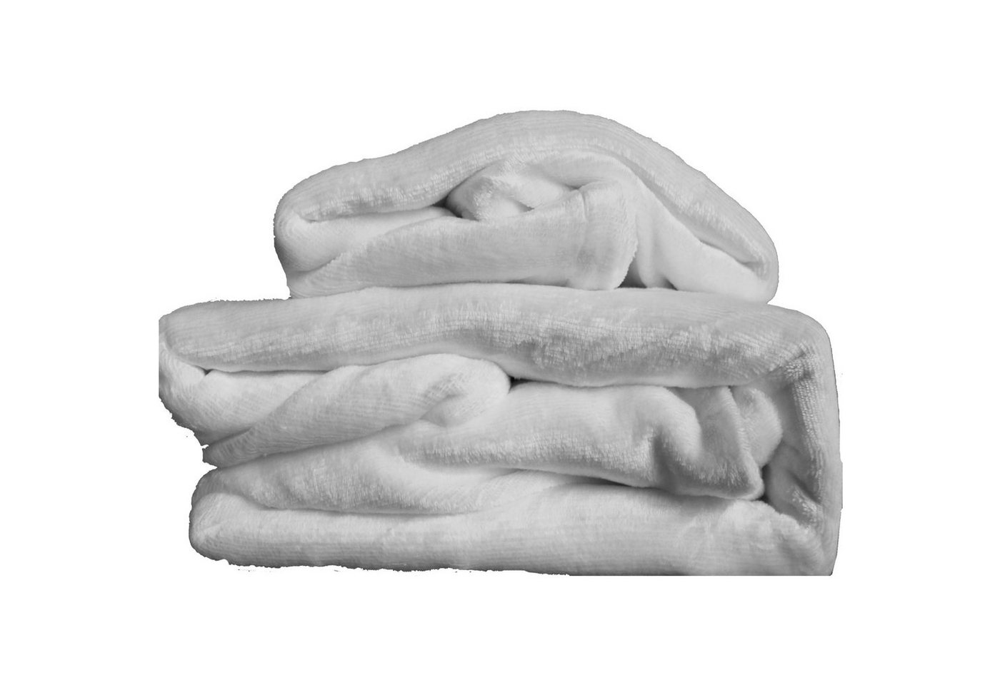 Bettwäsche Teddy Fleece Winterbettwäsche 135x200 cm, Casa Colori, Fleece, 4 teilig, Weiß von Casa Colori