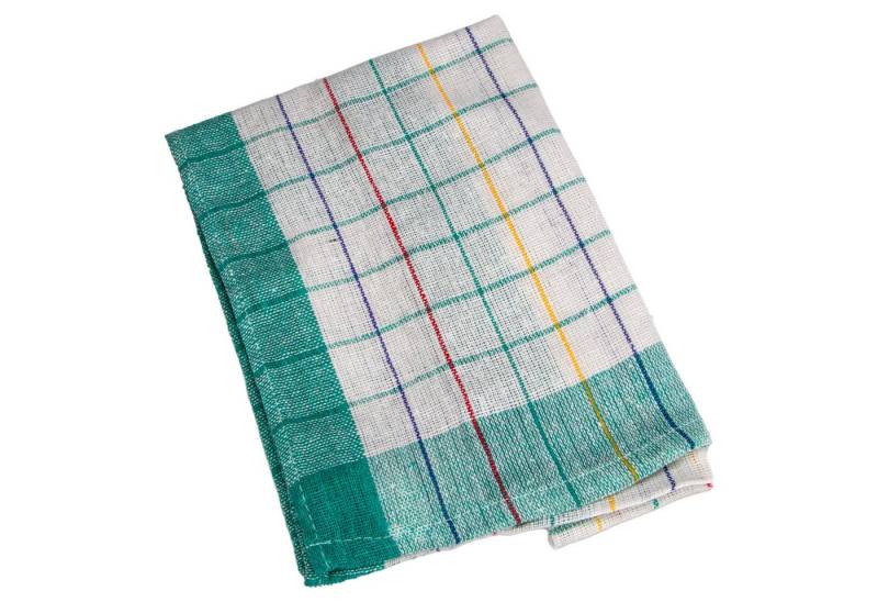 Casa Colori Geschirrtuch 1x Geschirrtuch 45x70cm 100% Baumwolle - Farbe: Grün, (1-tlg), saugfähig, schnelltrocknend von Casa Colori
