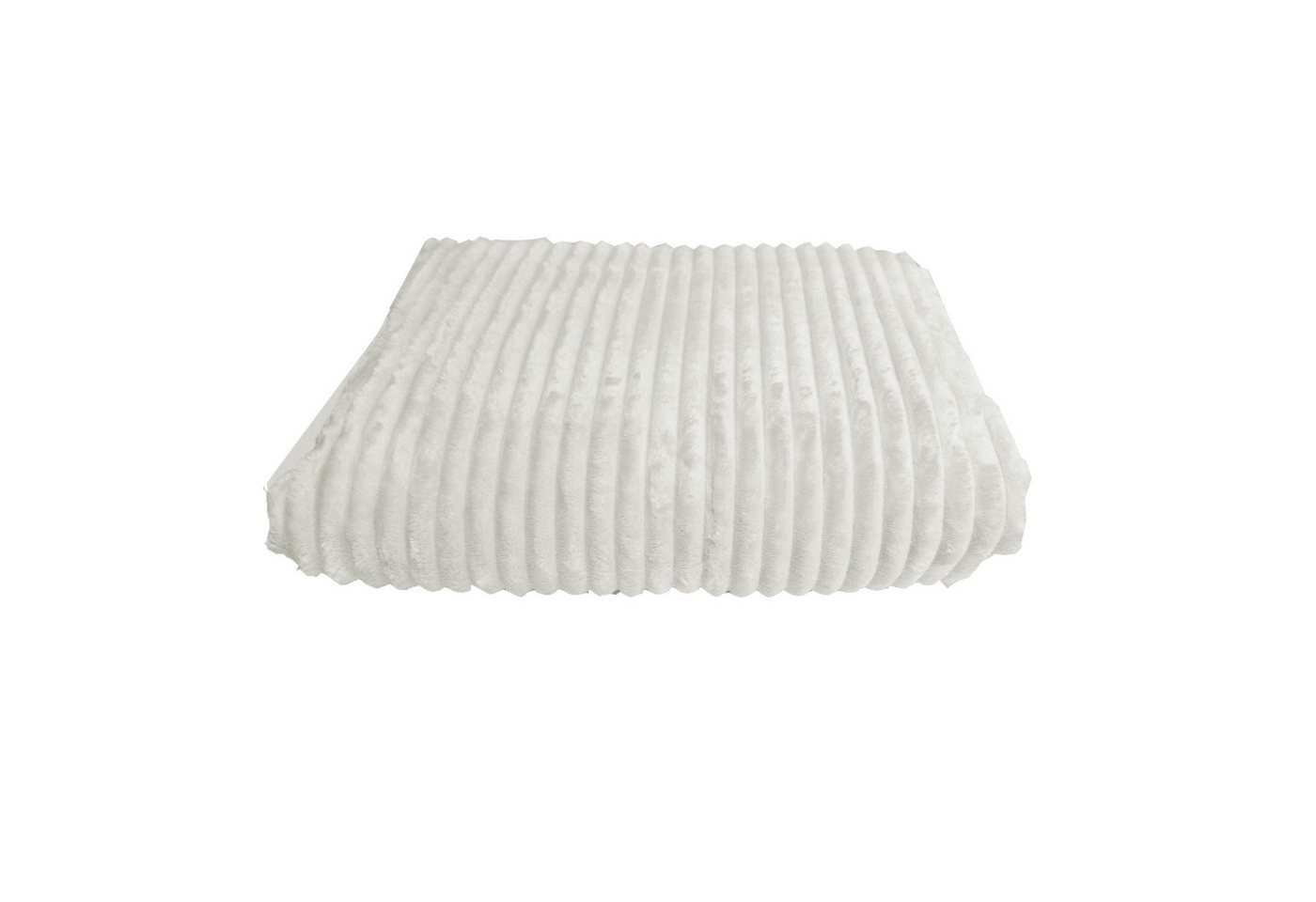 Wohndecke Plüschdecke Cord Wohndecke flauschig weich warm Farbwahl, Casa Colori von Casa Colori