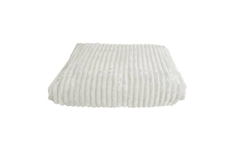 Wohndecke Plüschdecke Cord Wohndecke flauschig weich warm Farbwahl, Casa Colori von Casa Colori
