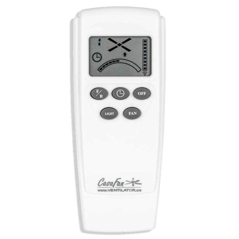 Deckenventilator Aeroplan Eco, chrom, weiß von CASAFAN