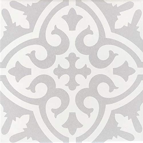 Casa Moro | 1 Musterfliese Daris 20x20 cm | Orientalische Keramikfliese aus Feinsteinzeug | Marokkanische Fliese für schöne Küche Flur Bad & Küchenrückwand | MF0402 von Casa Moro
